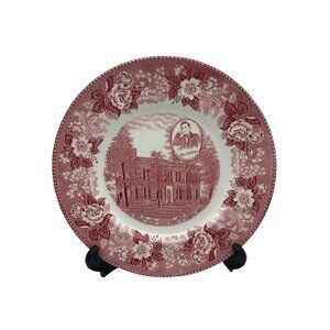 Alfred Meakin Old English Staffordshire Plate Red My Old Kentucky Home Design